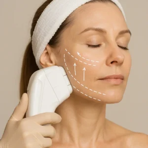 Woman having HI-FU to reduce wrinkles call LA LIPO Gerrards Cross Now!