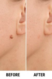 Skin tags removal Gerrards Cross before and after